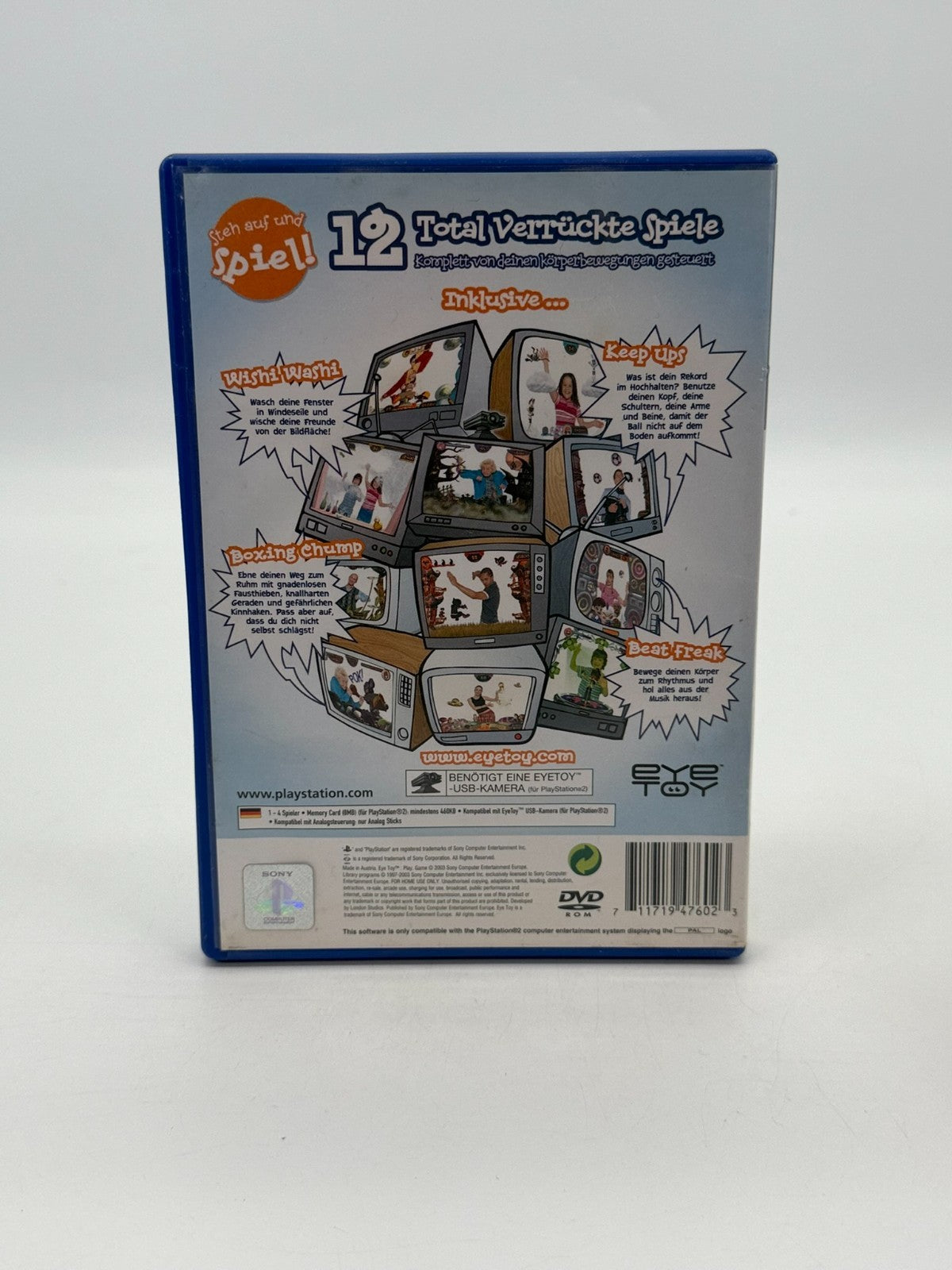 Eye Toy Play Sony Playstation 2 Akzeptabler Zustand