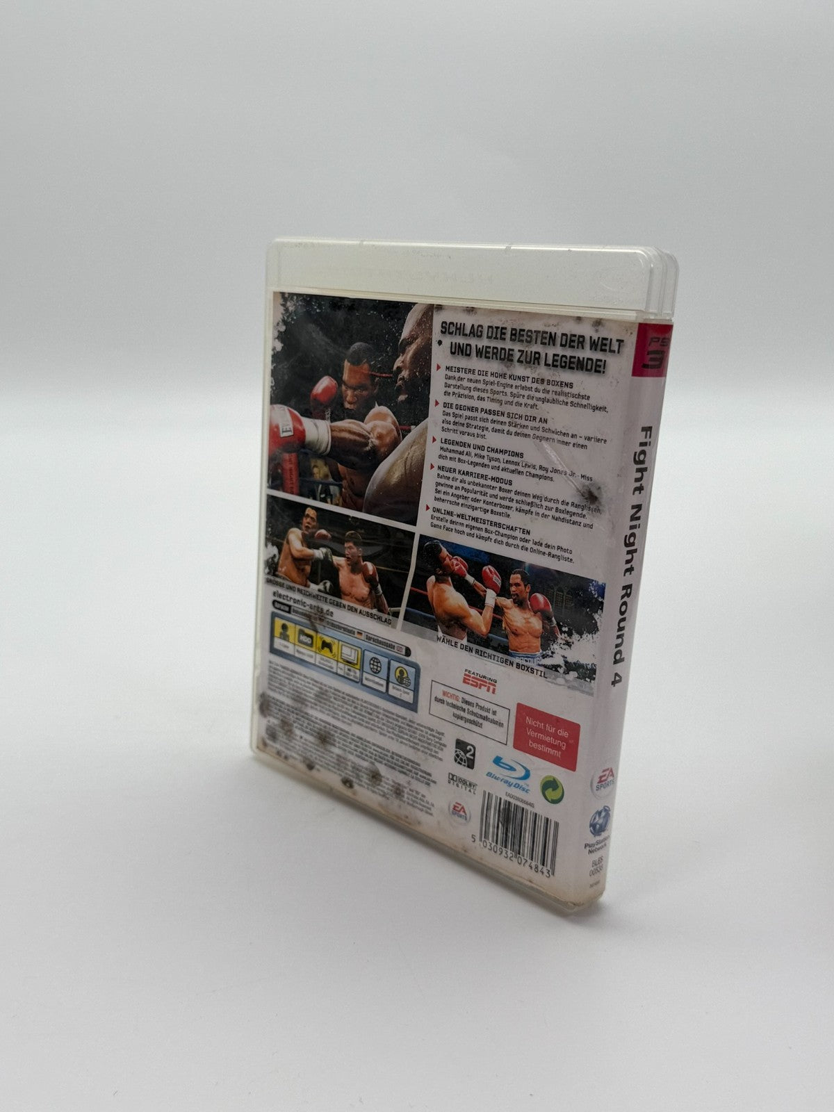 Fight Night Round 4 Sony Playstation 3 Akzeptabler Zustand CIB OVP