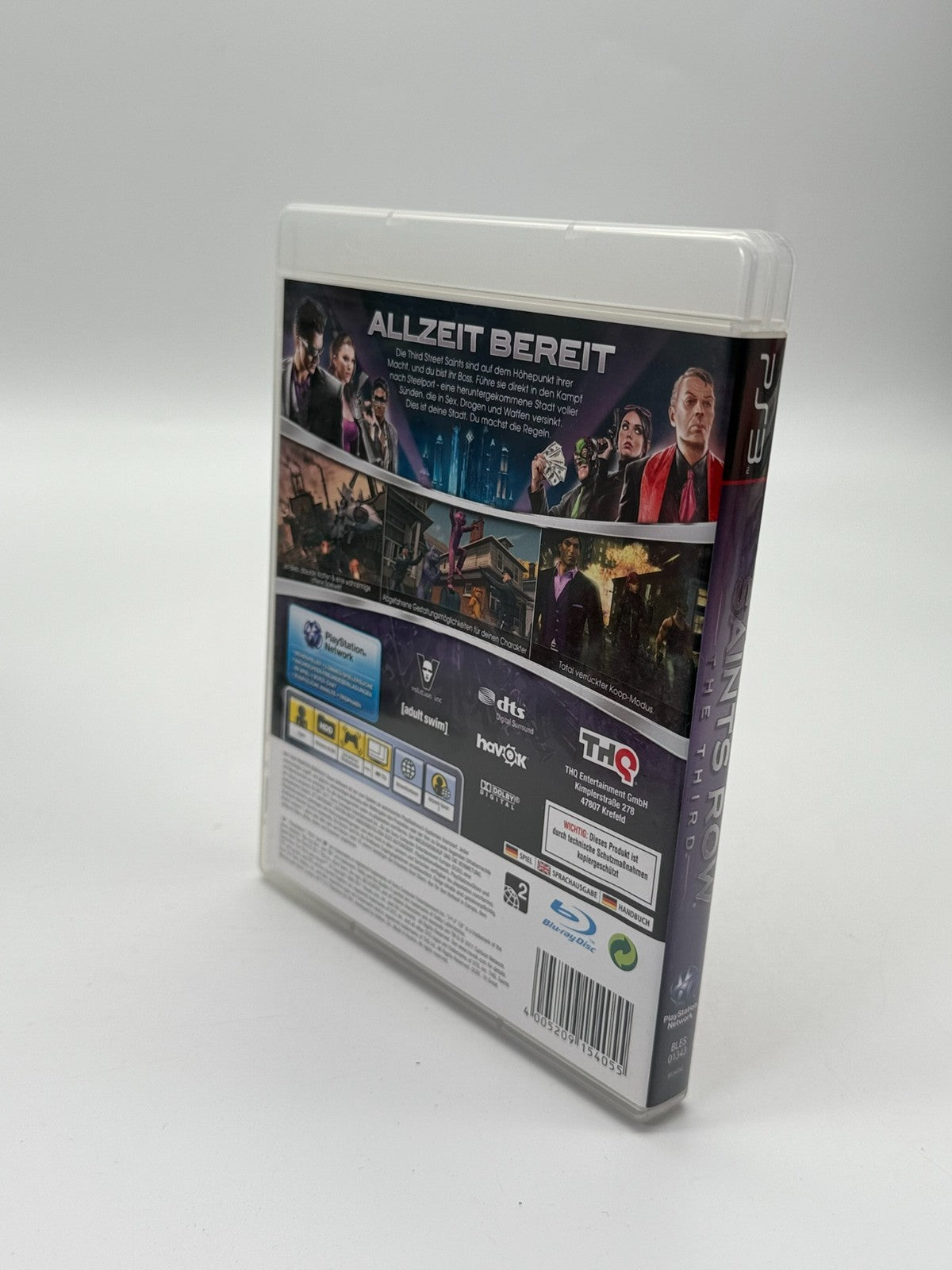 Saints Row The Third Sony Playstation 3 Très bon état CIB OVP