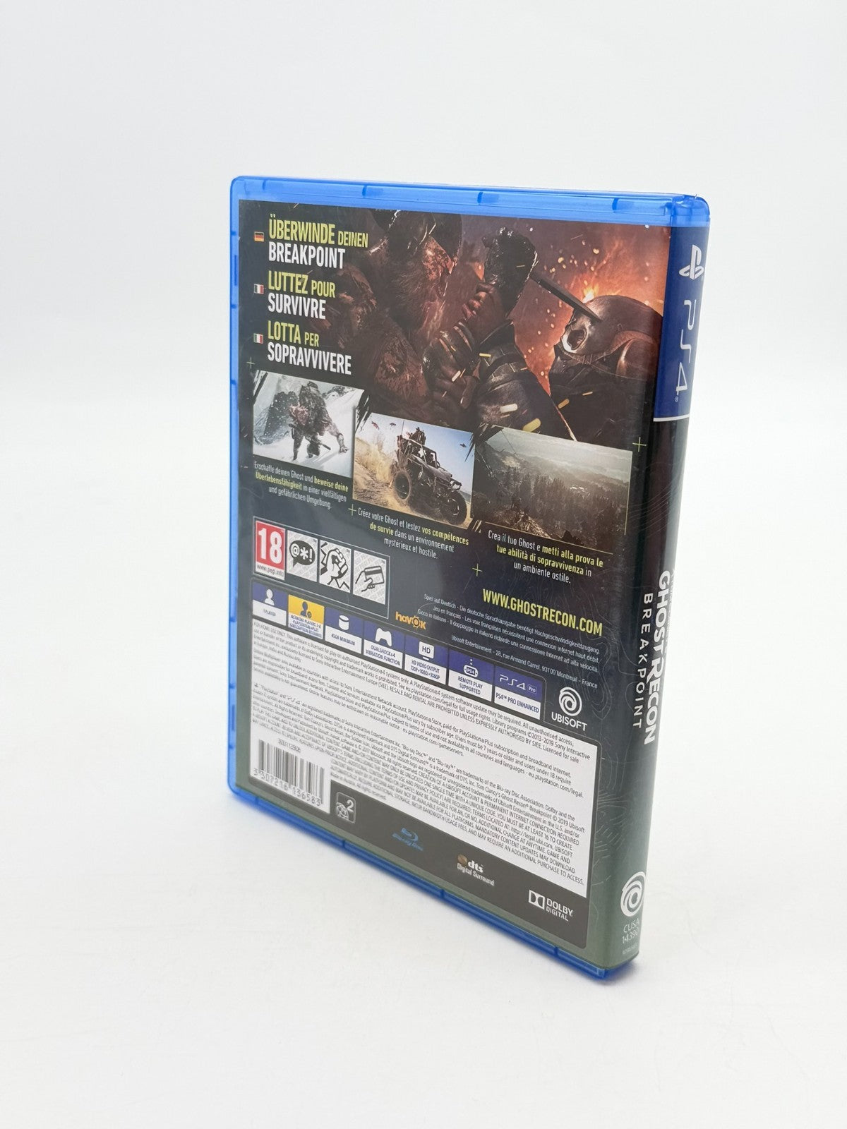 Tom Clancys Ghost Recon Breakpoint Sony Playstation 4 Sehr guter Zustand CIB OVP
