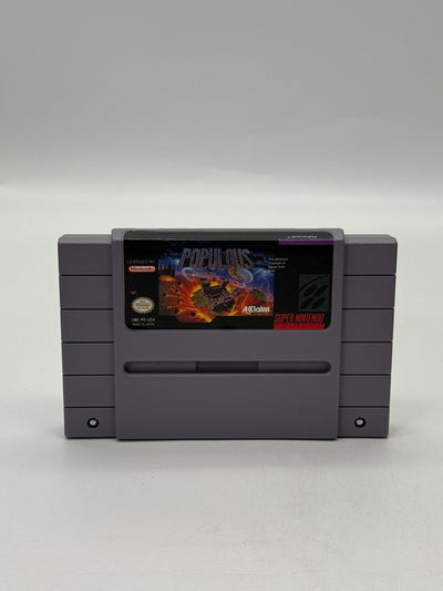 Populous Super Nintendo SNES NTSC-U/C guter - Sehr guter Zustand