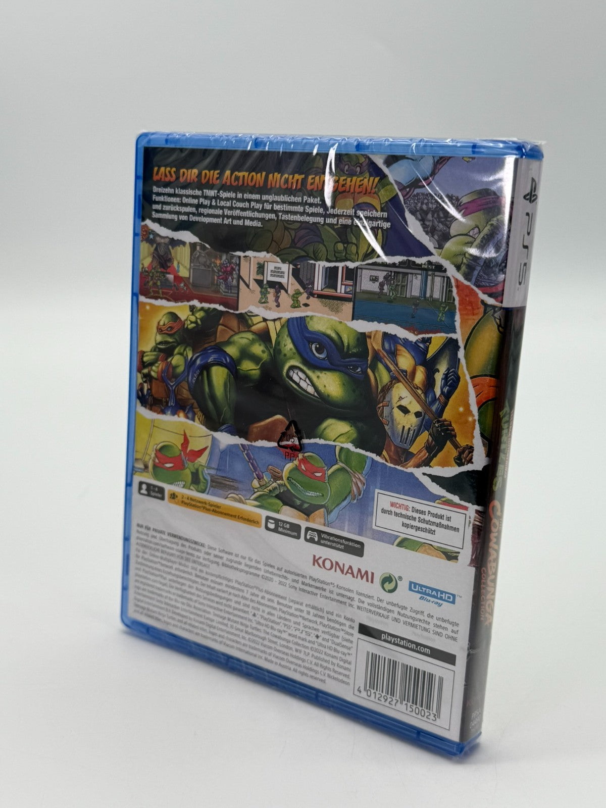 TMNT The Cowabunga Collection Sony Playstation 5 PS5 Factory Sealed New OVP CIB