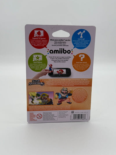 Super Smash Bros. Wario No. 23 Amiibo 3DS Wii U Switch Neu Factory Sealed