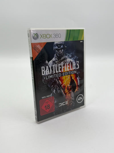 Battlefield 3 Limited Edition Microsoft XBox 360 guter Zustand CIB OVP