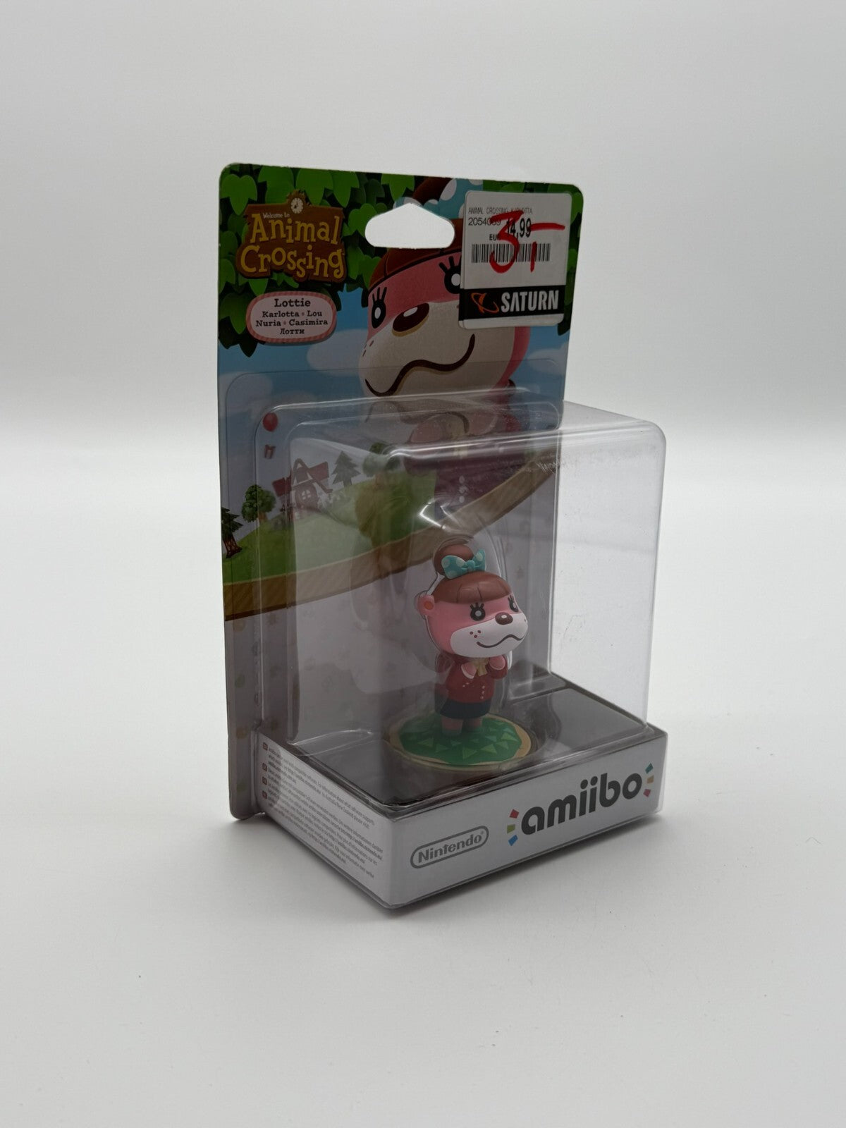 Animal Crossing Lottie Amiibo 3DS Wii U Switch Unused & New