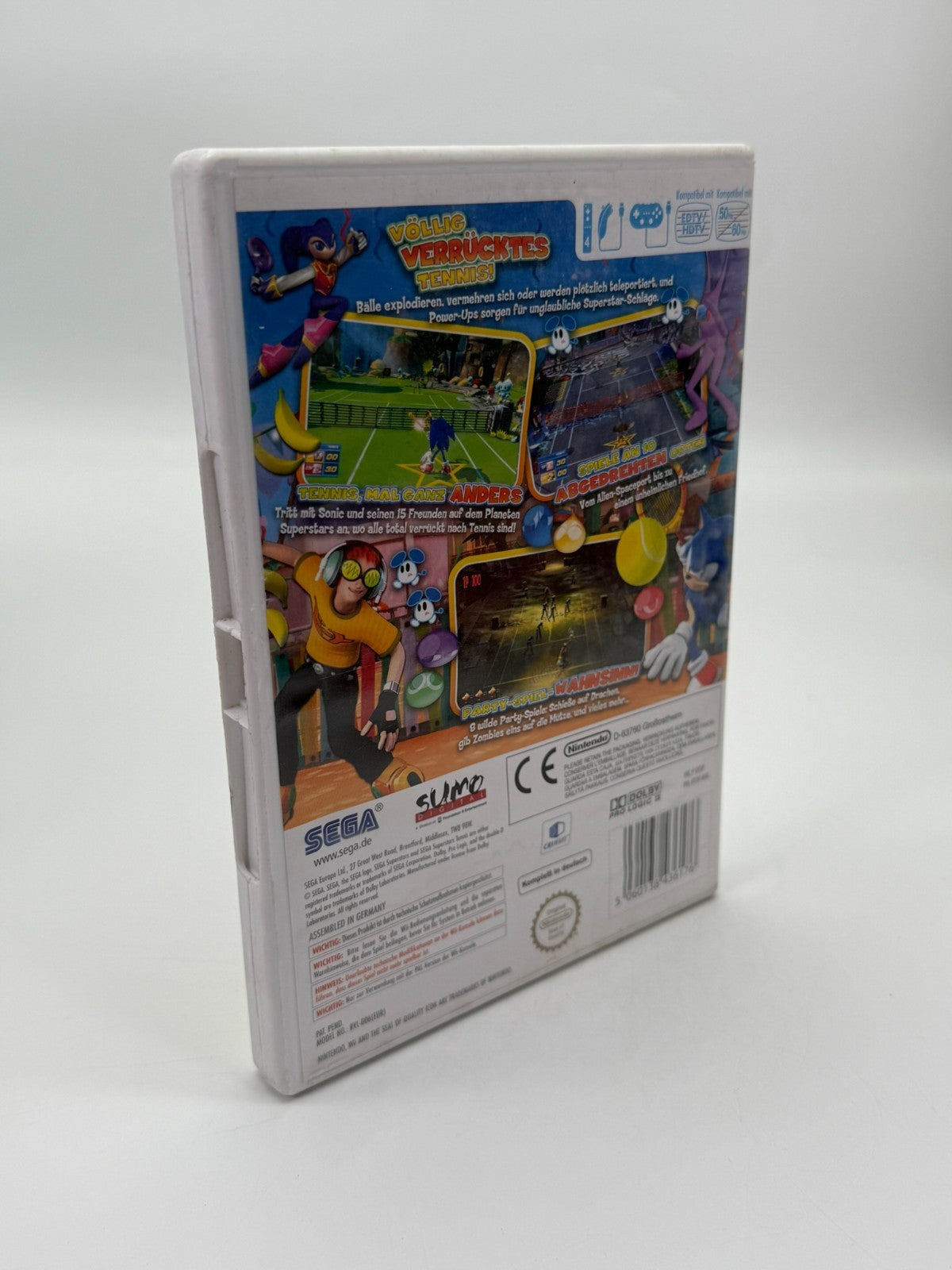 Sega Superstars Tennis Nintendo Wii guter Zustand CIB OVP