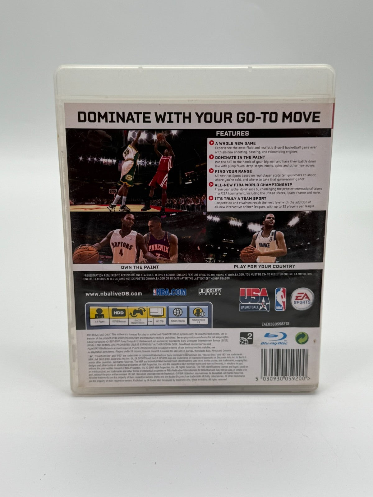 NBA Live 08 Sony Playstation 3 guter Zustand CIB OVP