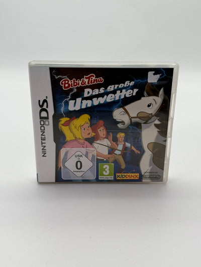 Bibi & Tina Das große Unwetter Nintendo DS guter Zustand CIB OVP