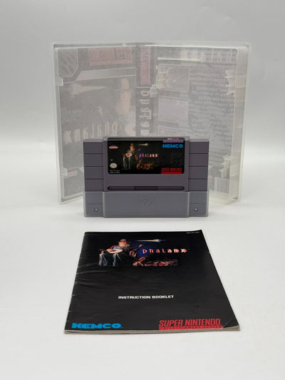 Phalanx Super Nintendo SNES NTSC-U/C guter Zustand Modul + Anleitung