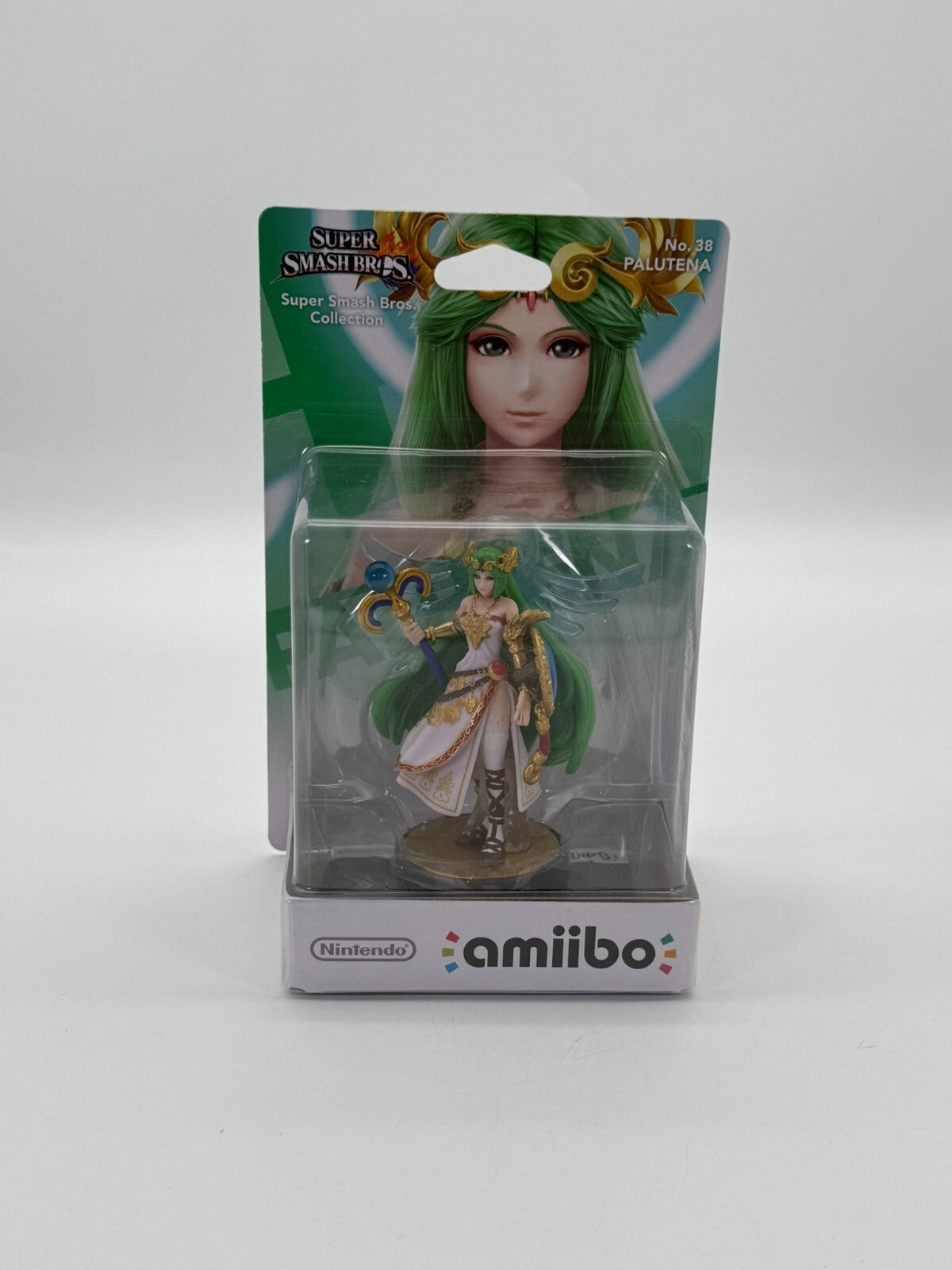 Super Smash Bros. Palutena No. 38 Amiibo 3DS Wii U Switch Neu Factory Sealed