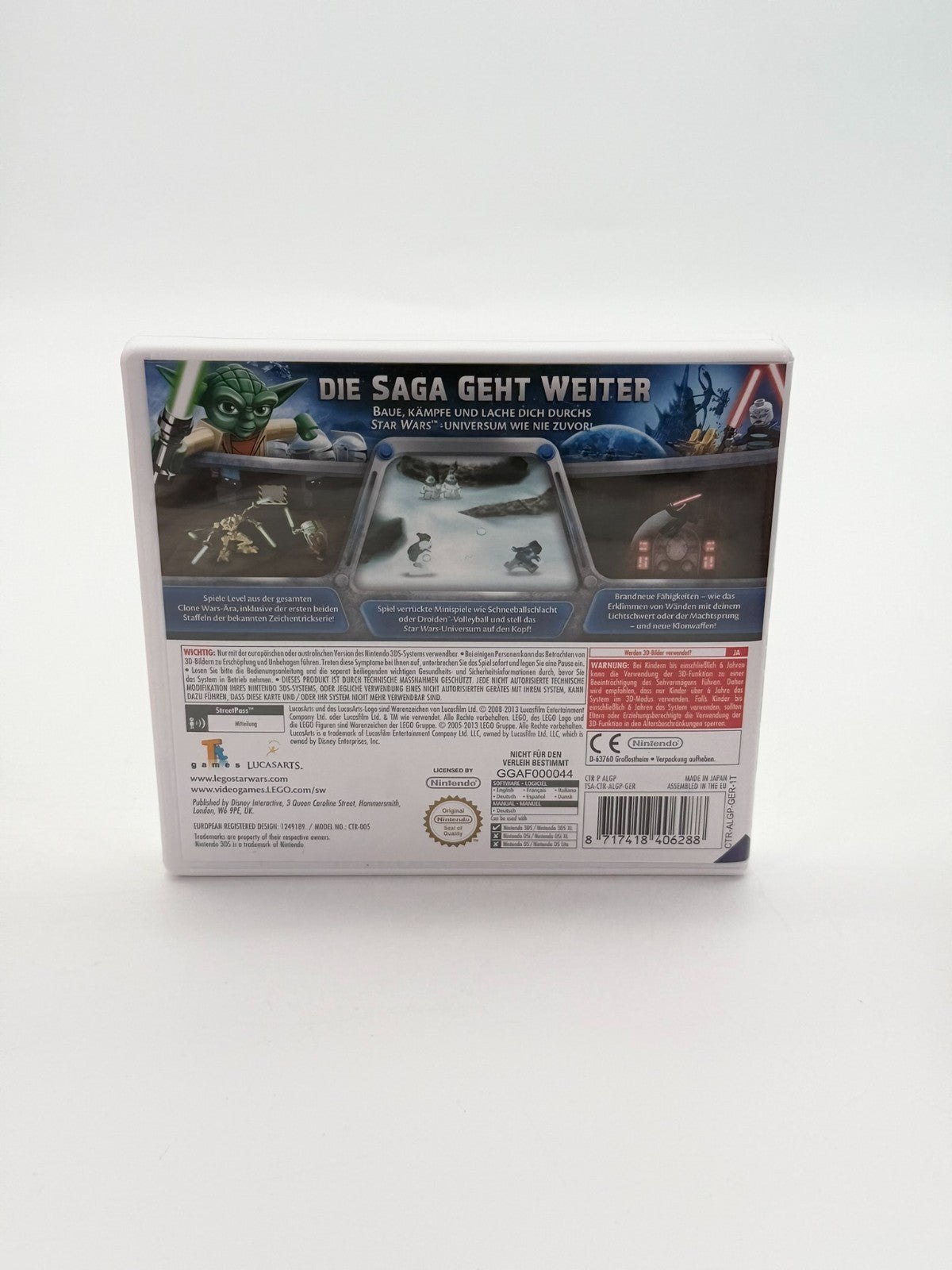 Lego Star Wars III The Clone Wars Nintendo 3DS Very good condition CIB OVP