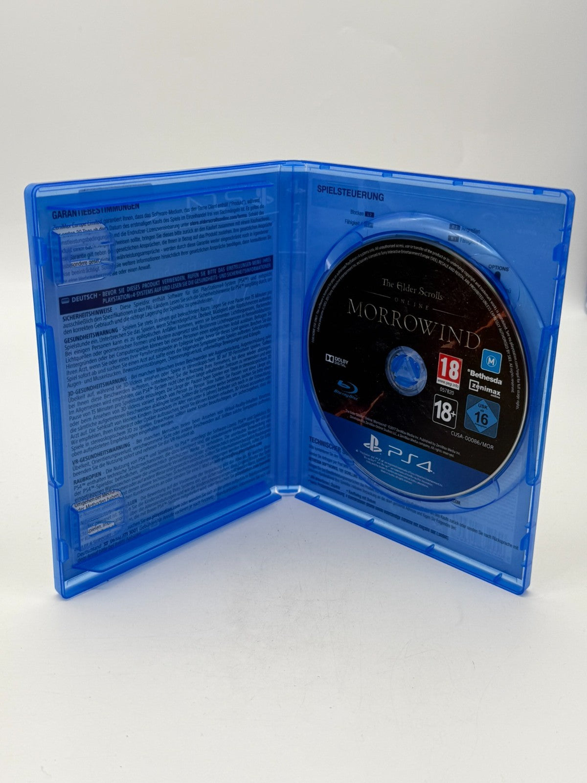 The Elder Scrolls Online Morrowind Sony Playstation 4 bon état emballage d'origine