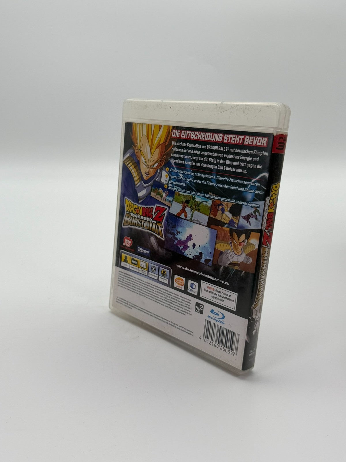 Dragon Ball Burst Limit Sony Playstation 3 guter Zustand CIB OVP