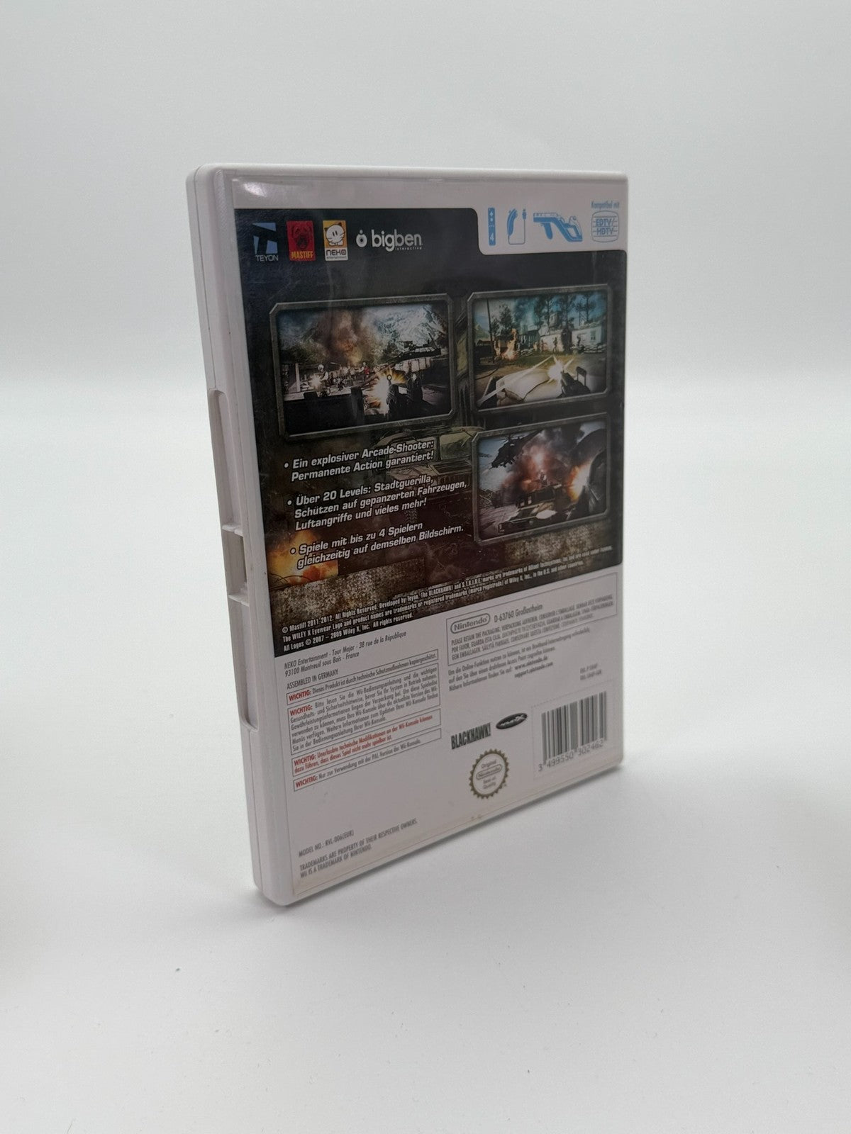 Heavy Fire Afghanistan Nintendo Wii Sehr guter Zustand CIB OVP