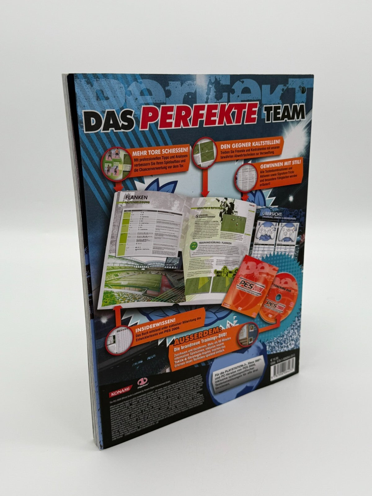 PES 2009 Pro Evolution Soccer Offizielles Lösungsbuch Sehr guter Zustand