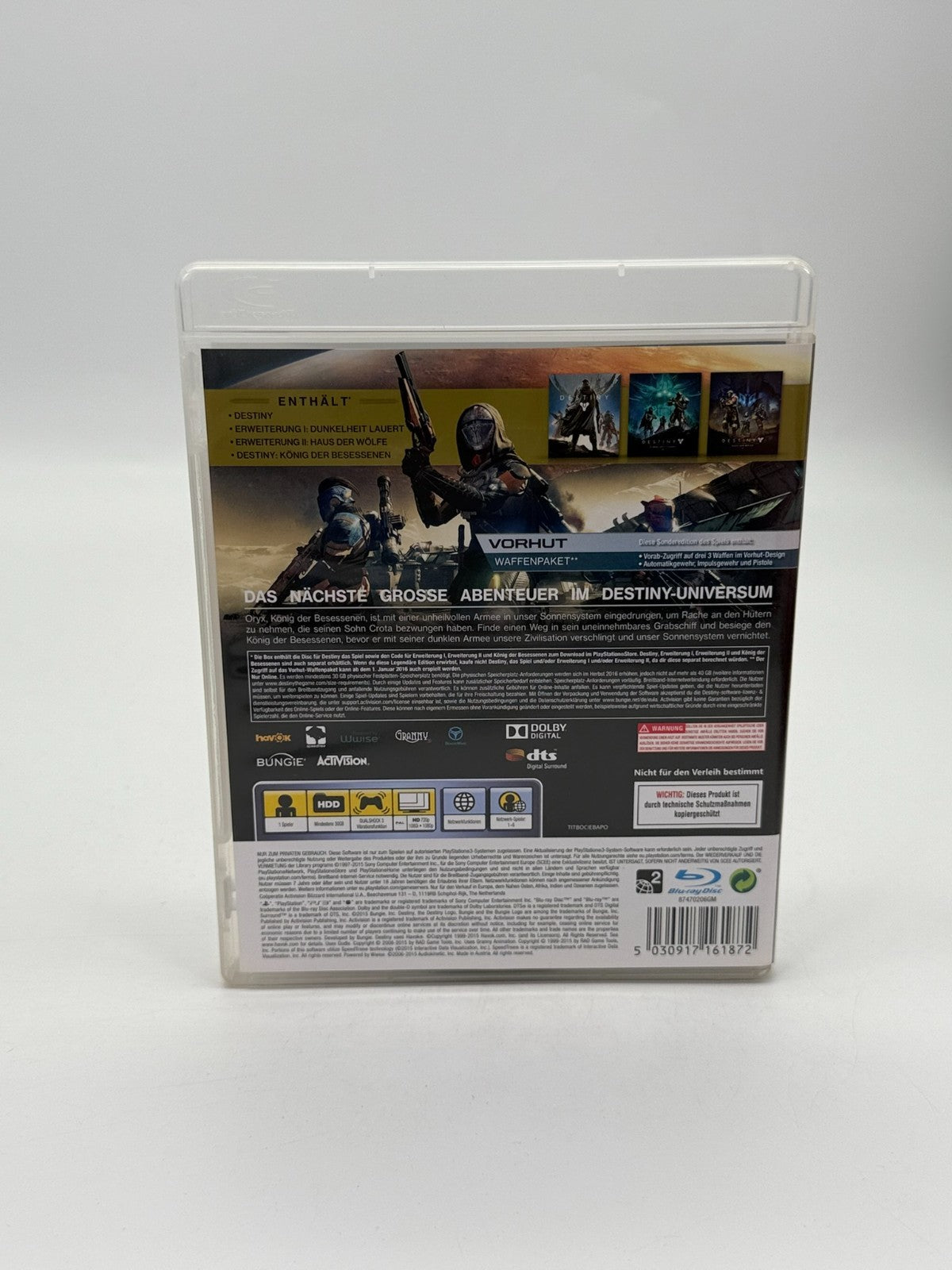 Destiny König der Besessenen Legendäre Edition Sony Playstation 3 Sehr gut