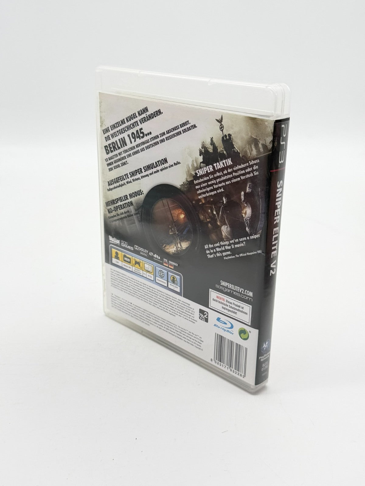 Sniper Elite V2 Sony Playstation 3 Sehr guter Zustand CIB OVP