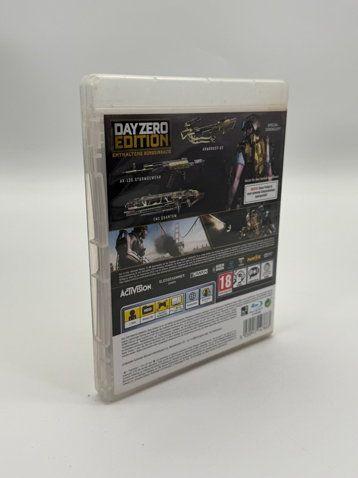 Call Of Duty Advanced Warfare Day Zero Edition Sony Playstation 3 Très bon CIB