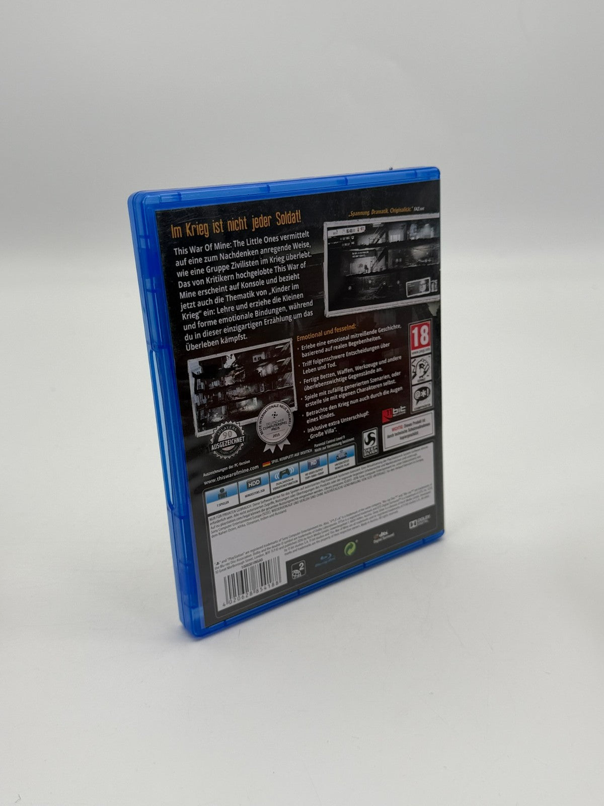 This War of Mine: The Little Ones Sony Playstation 4 Sehr guter Zustand OVP
