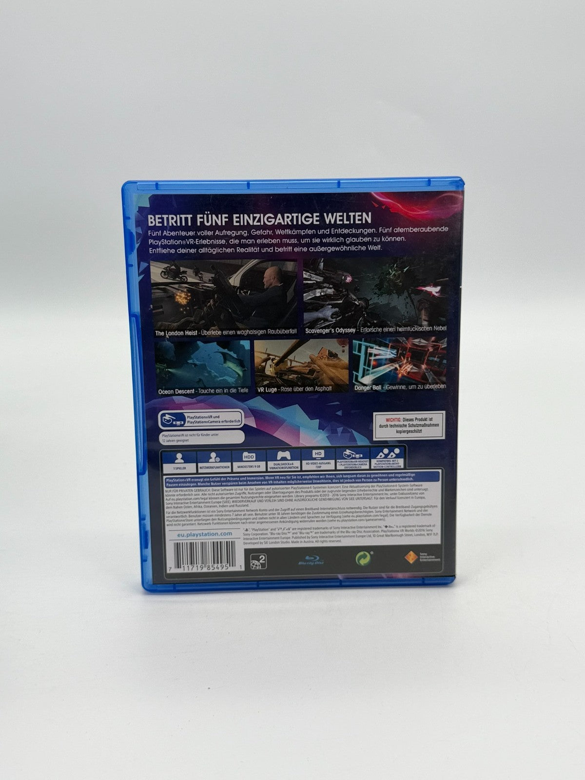 Playstation VR Worlds Sony Playstation 4 Très bon état CIB OVP