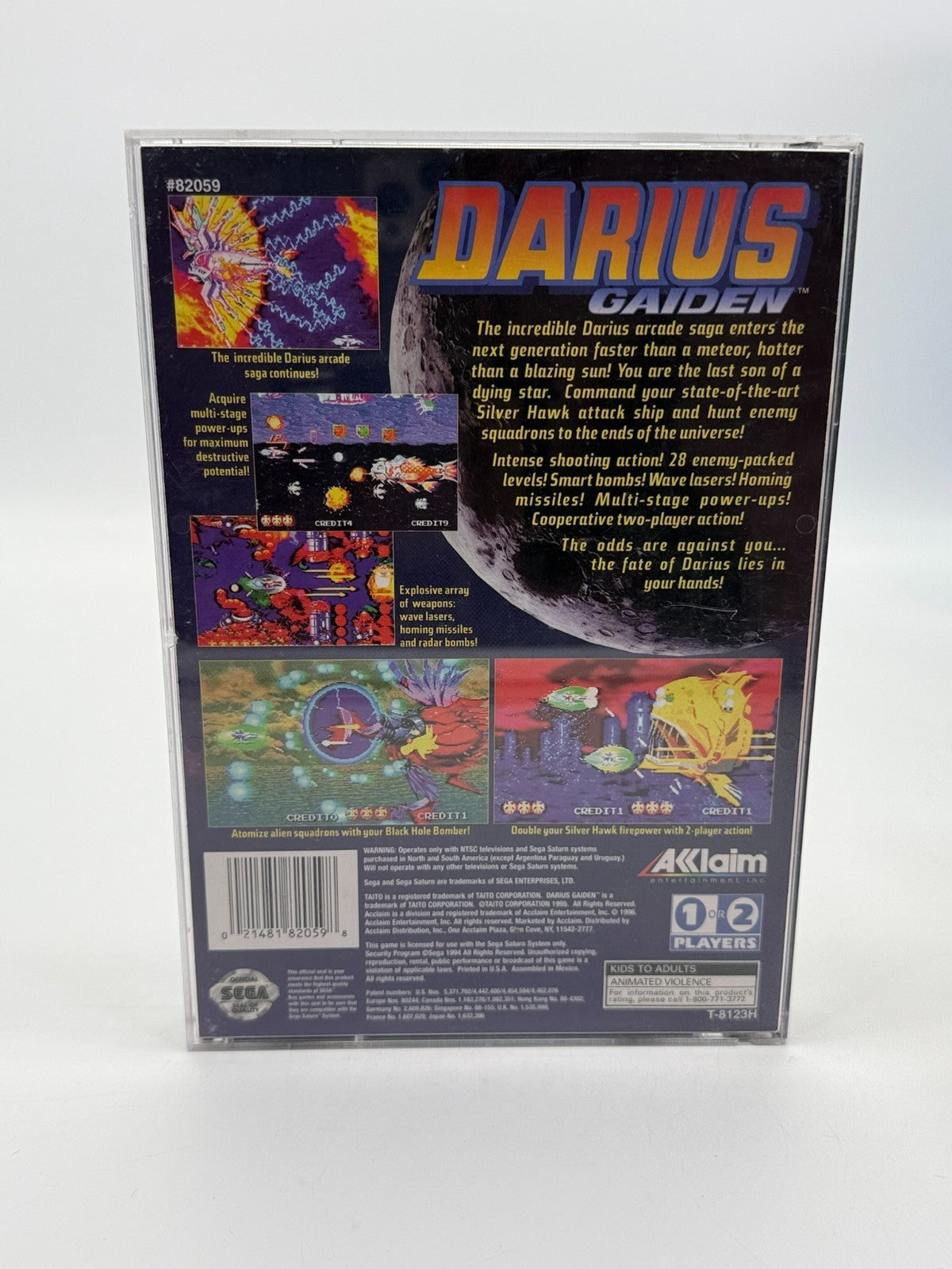 Darius Gaiden Sega Saturn NTSC-U/C Very Good Condition CIB OVP Long Box