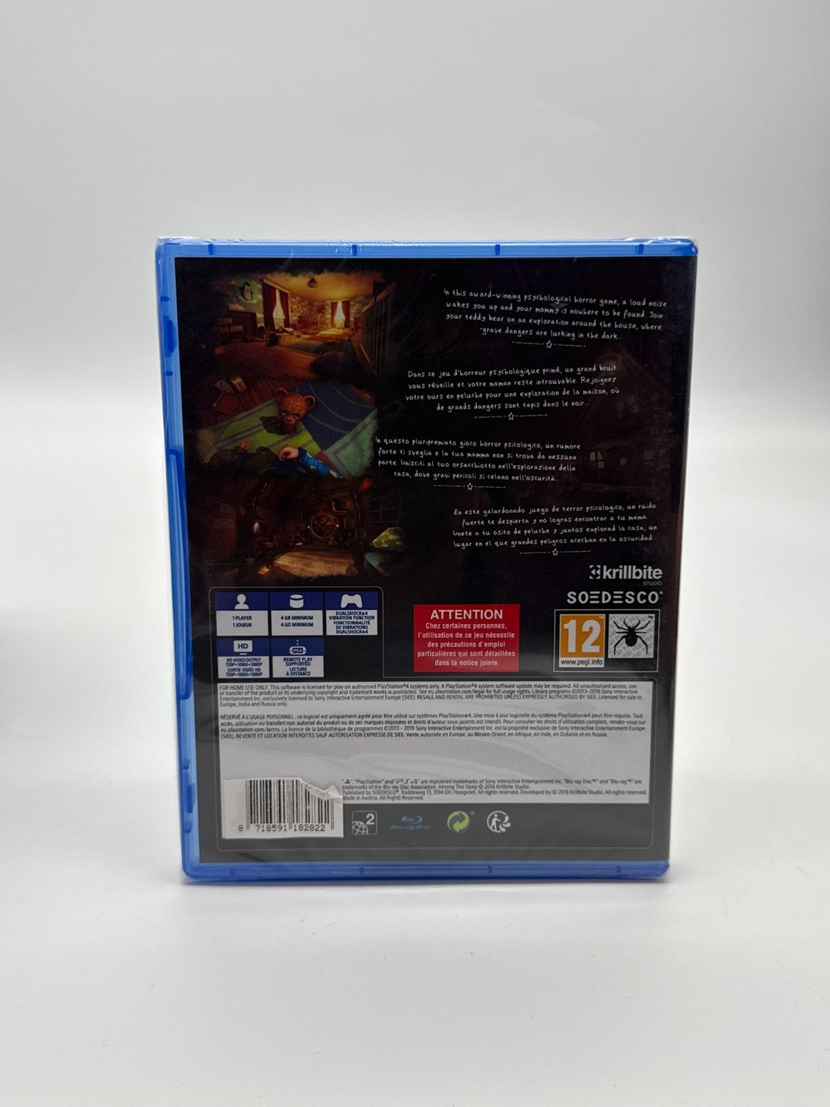 Among The Sleep Sony Playstation 4 New Sealed CIB OVP