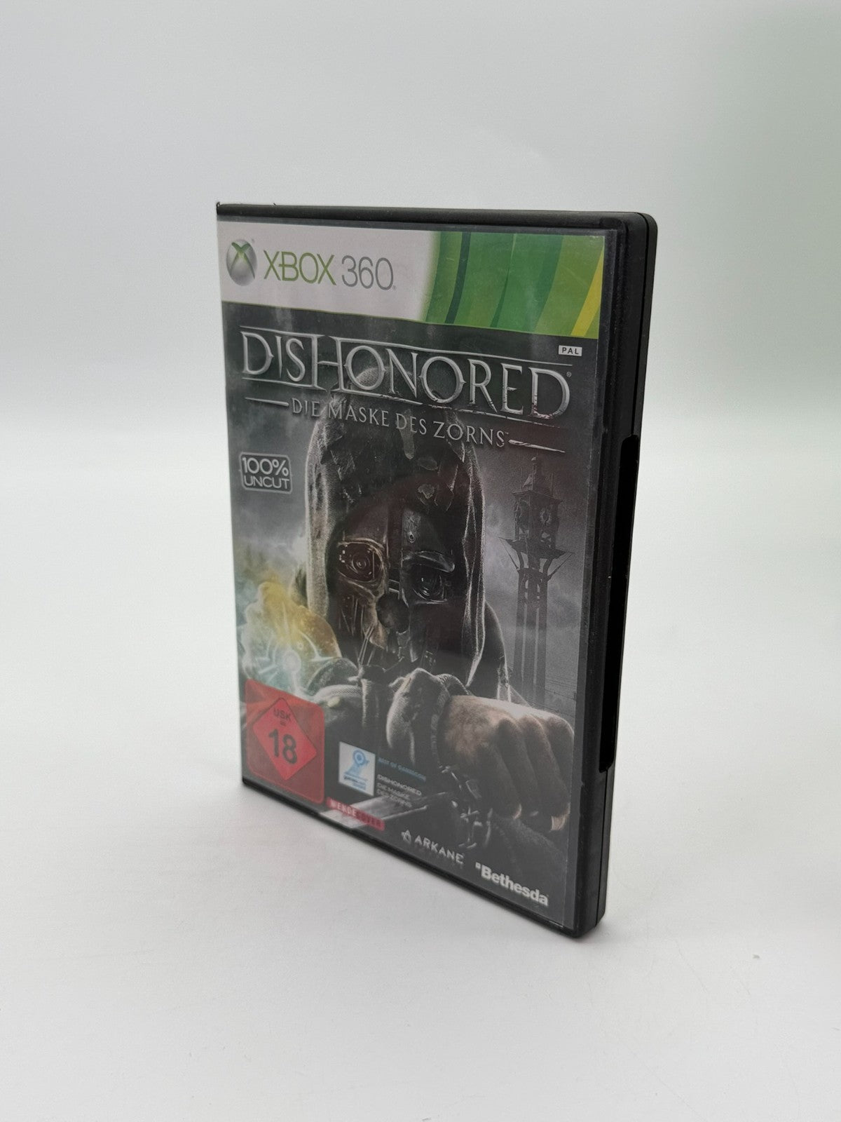 Dishonored The Mask of Wrath Microsoft Xbox 360 good condition CIB OVP