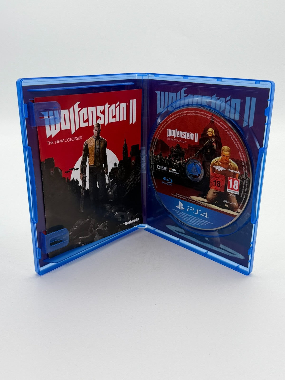 Wolfenstein II The New Colossus Sony Playstation 4 guter Zustand CIB OVP