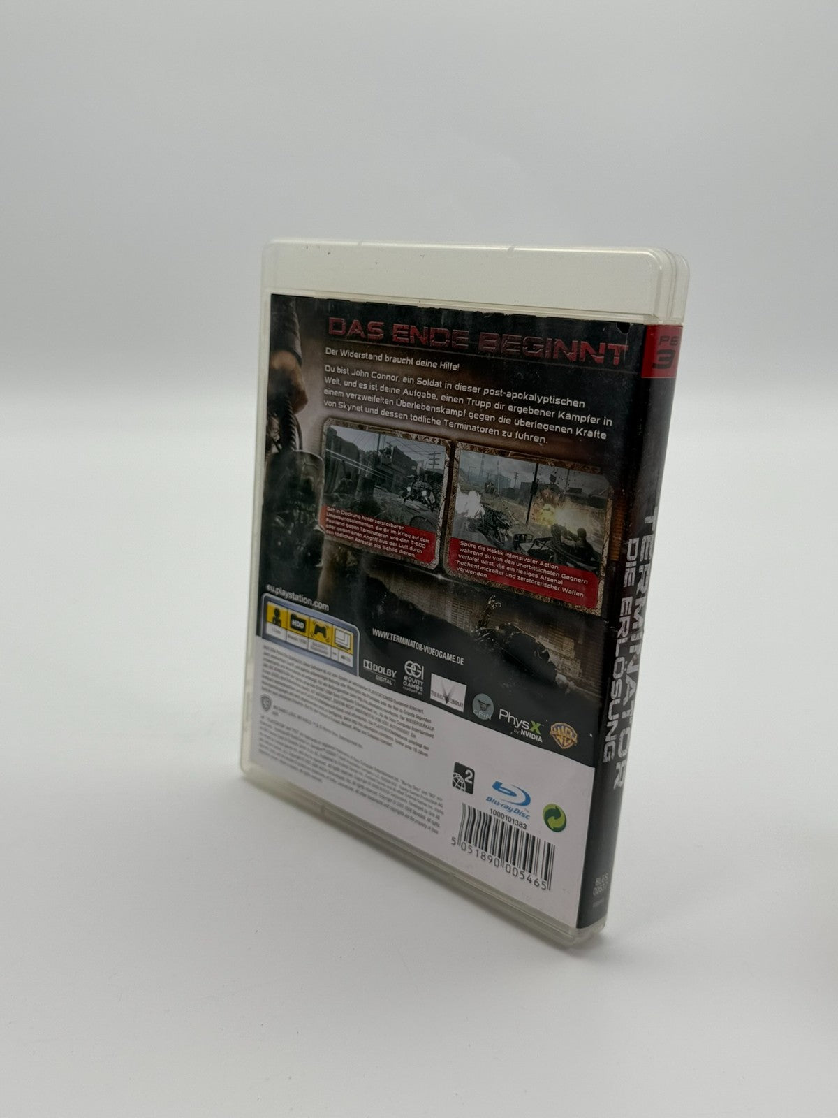 Terminator Die Erlösung Sony Playstation 3 guter Zustand CIB OVP
