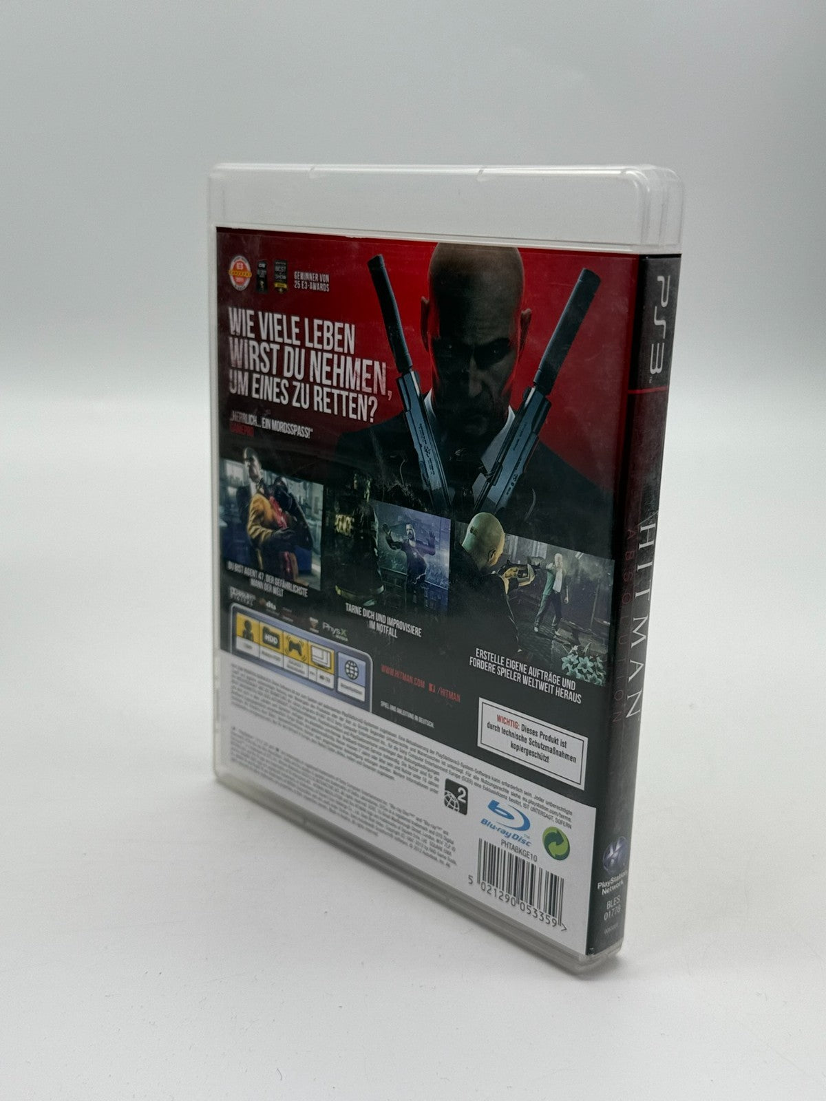 Hitman Absolution Outfit Edition Sony Playstation 3 Très bon état CIB Boîte d'origine