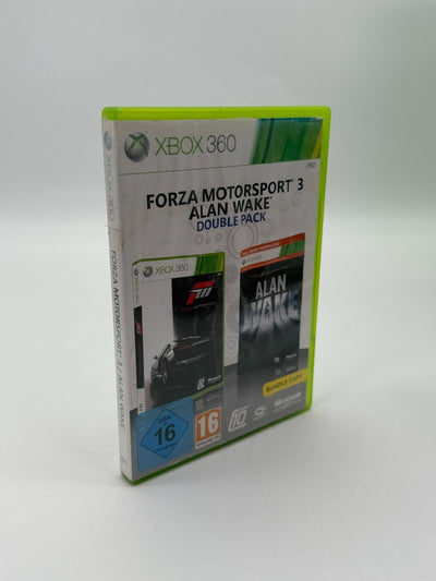 Forza Motorsport 3 & Alan Wake (ohne Code) Microsoft XBox 360 guter Zustand OVP