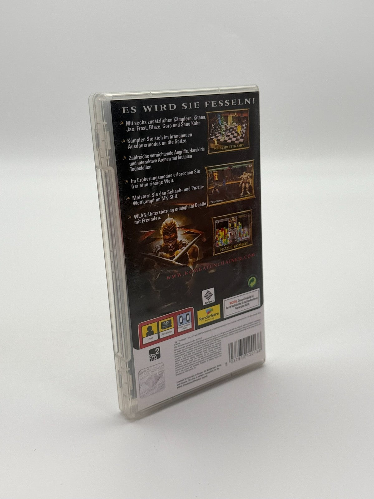 Mortal Kombat Unchained Sony PSP Sehr guter Zustand CIB OVP