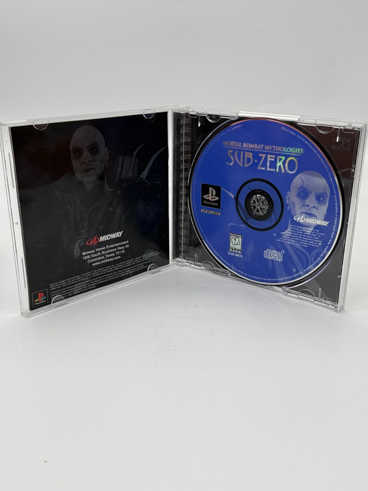 Mortal Kombat Mythologies Sub Zero Sony Playstation 1 NTSC-U/C bon CIB OVP