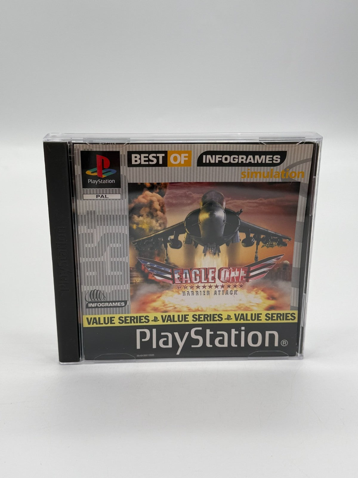Eagle One Harrier Attack Sony Playstation 1 guter Zustand CIB OVP