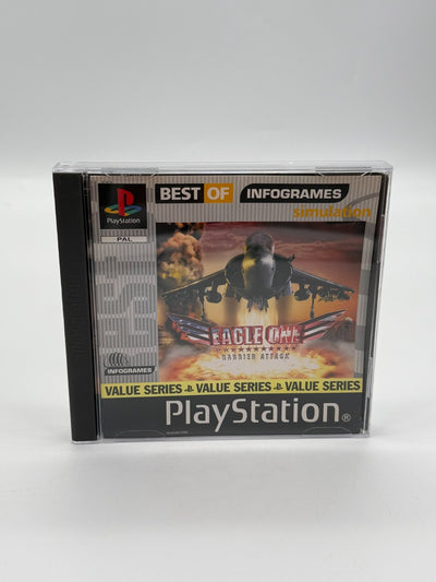 Eagle One Harrier Attack Sony Playstation 1 bon état CIB OVP