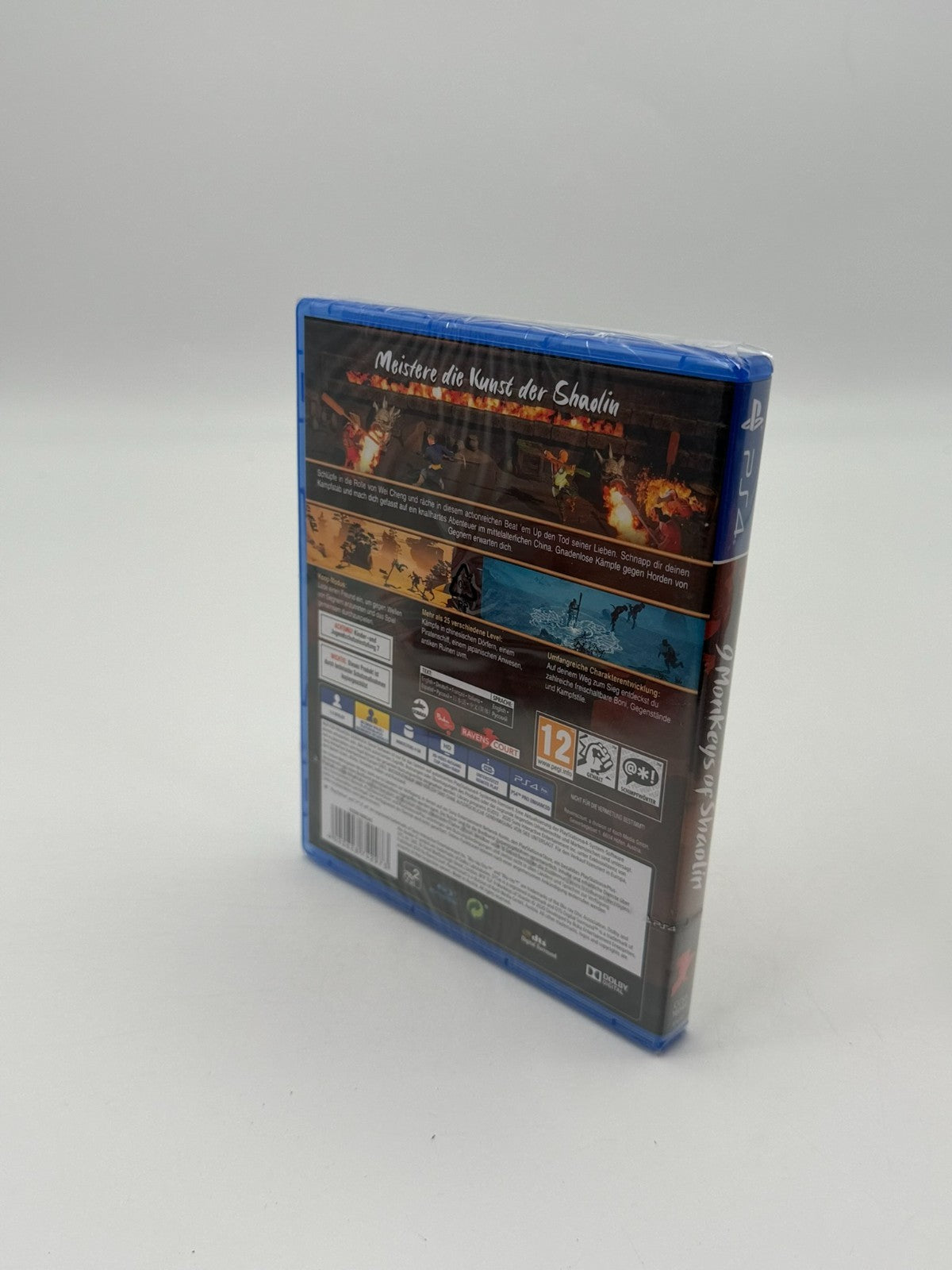 9 Monkeys of Shaolin Sony Playstation 4 Factory Seaeld CIB OVP