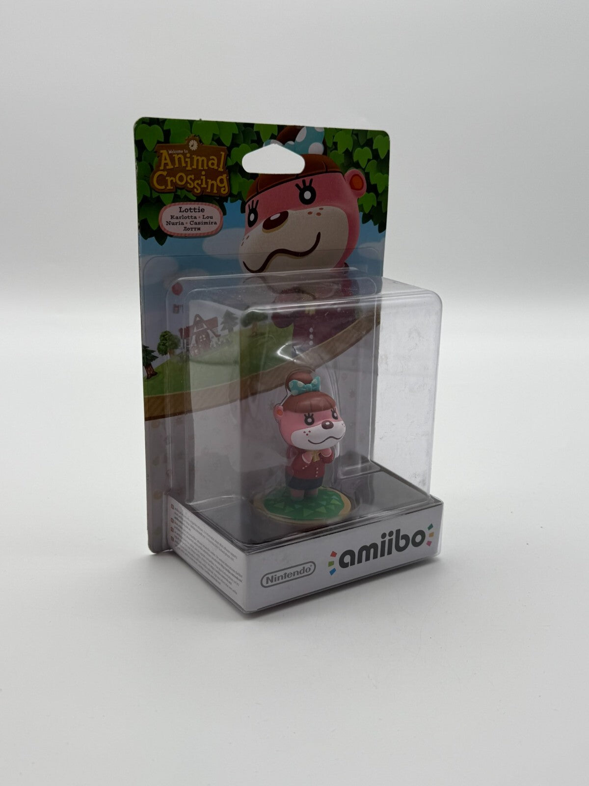Animal Crossing Lottie Karlotta Amiibo 3DS Wii U Switch New & Unused