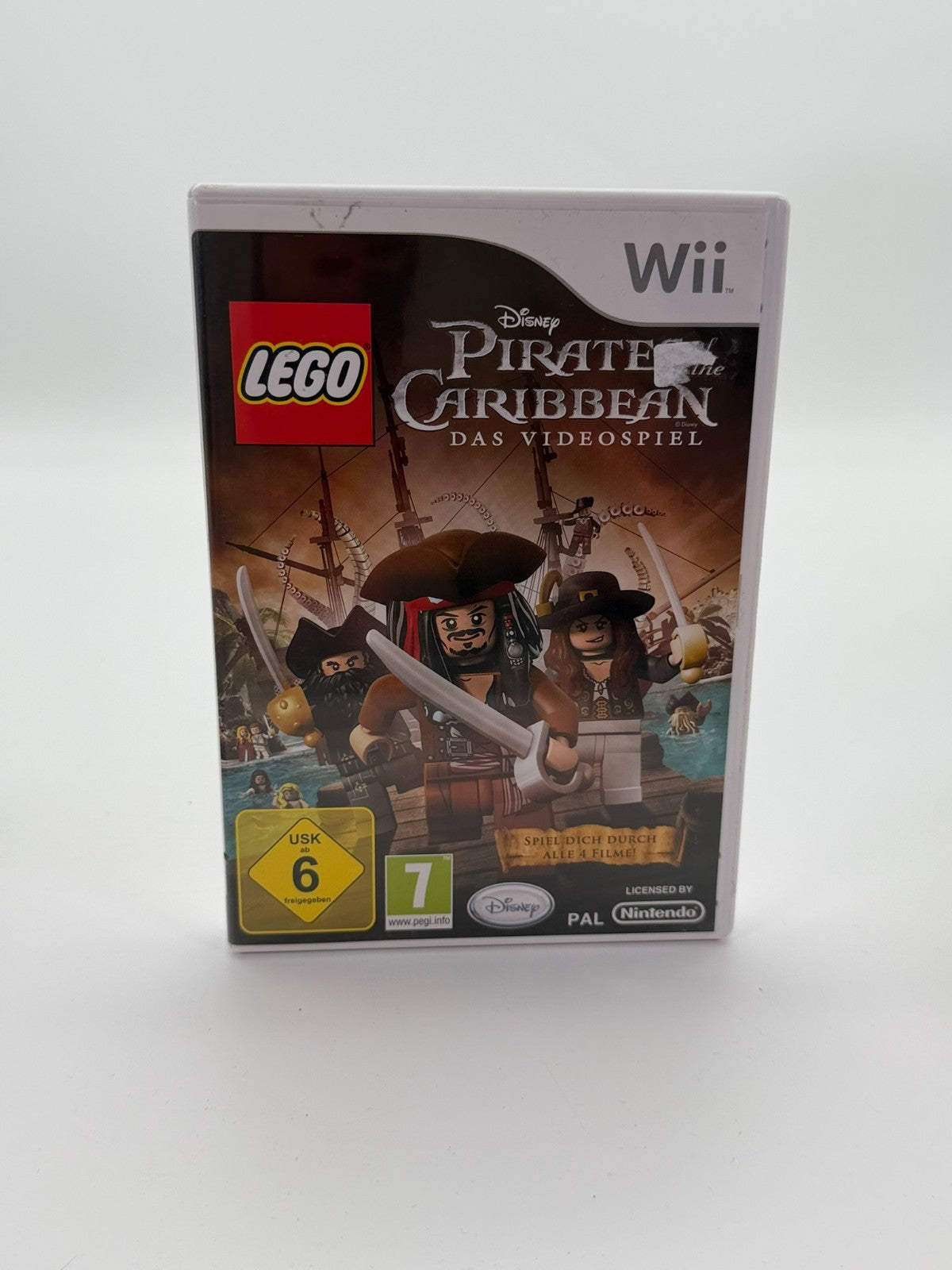 Lego Pirates of the Caribbean Das Videospiel Nintendo Wii Sehr guter Zustand CIB