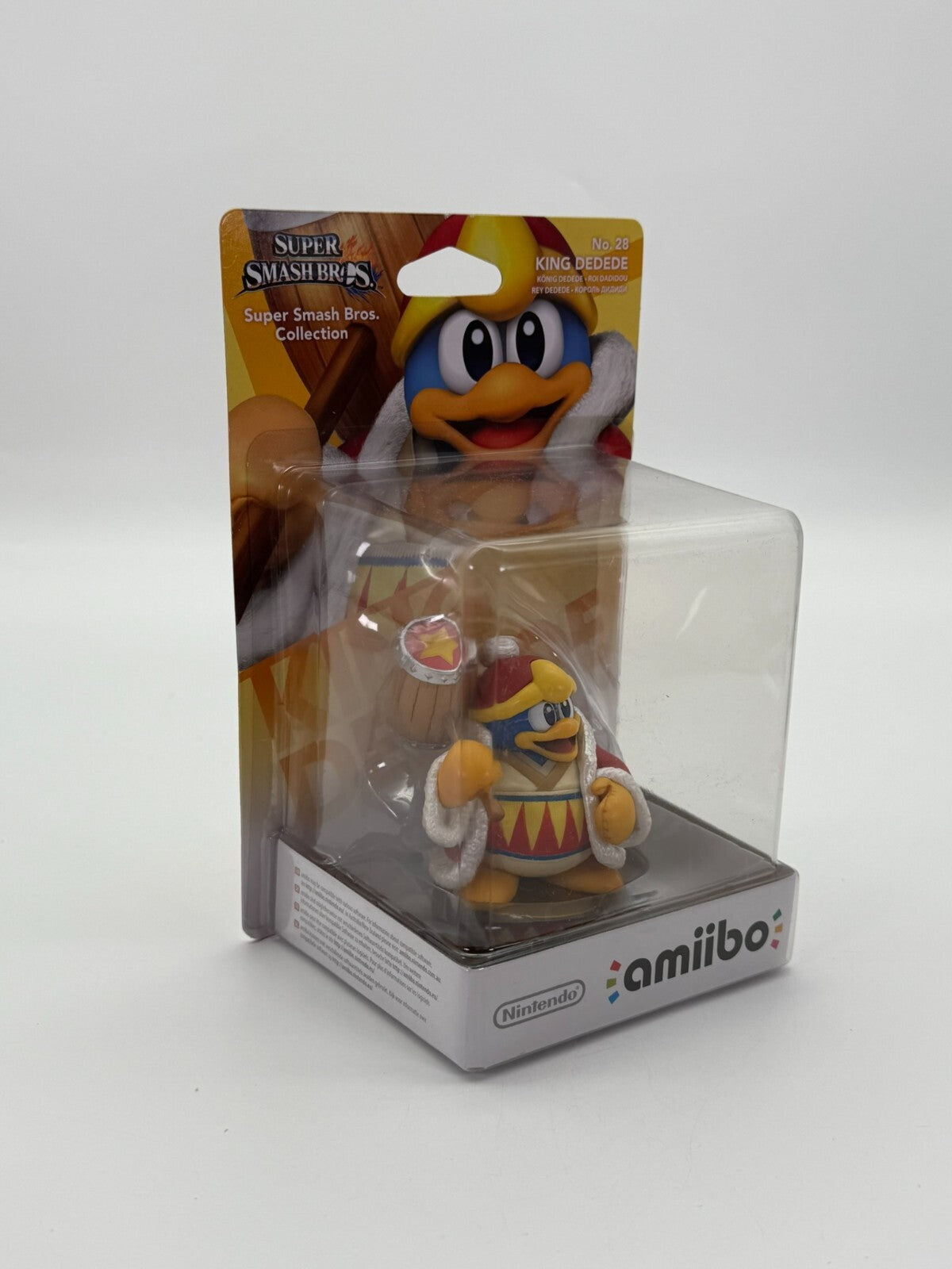 Nintendo Super Smash Bros. King DEDEDE No. 28 Amiibo 3DS Wii U Switch New Sealed