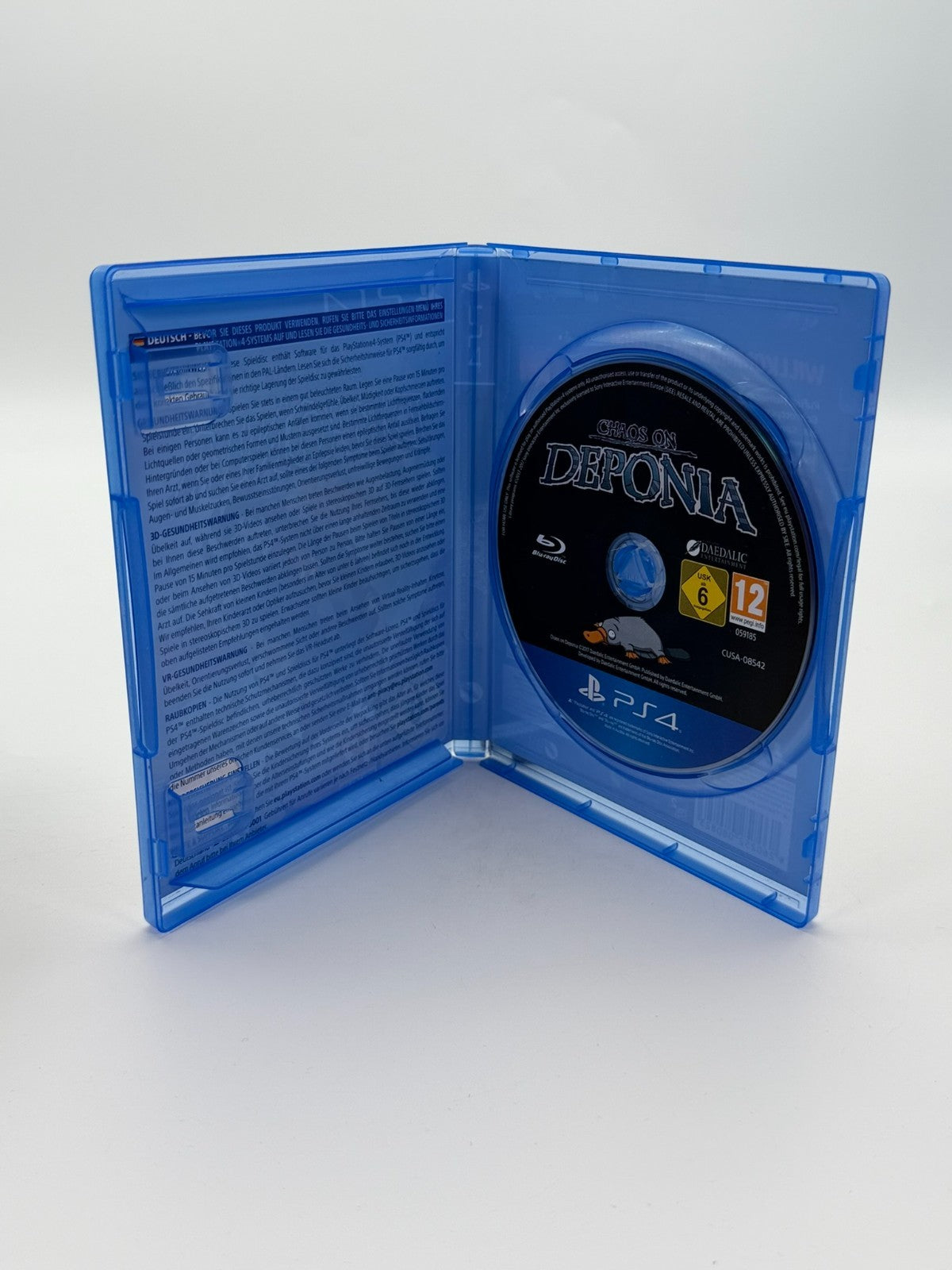 Chaos Auf Deponia Sony Playstation 4 guter Zustand OVP