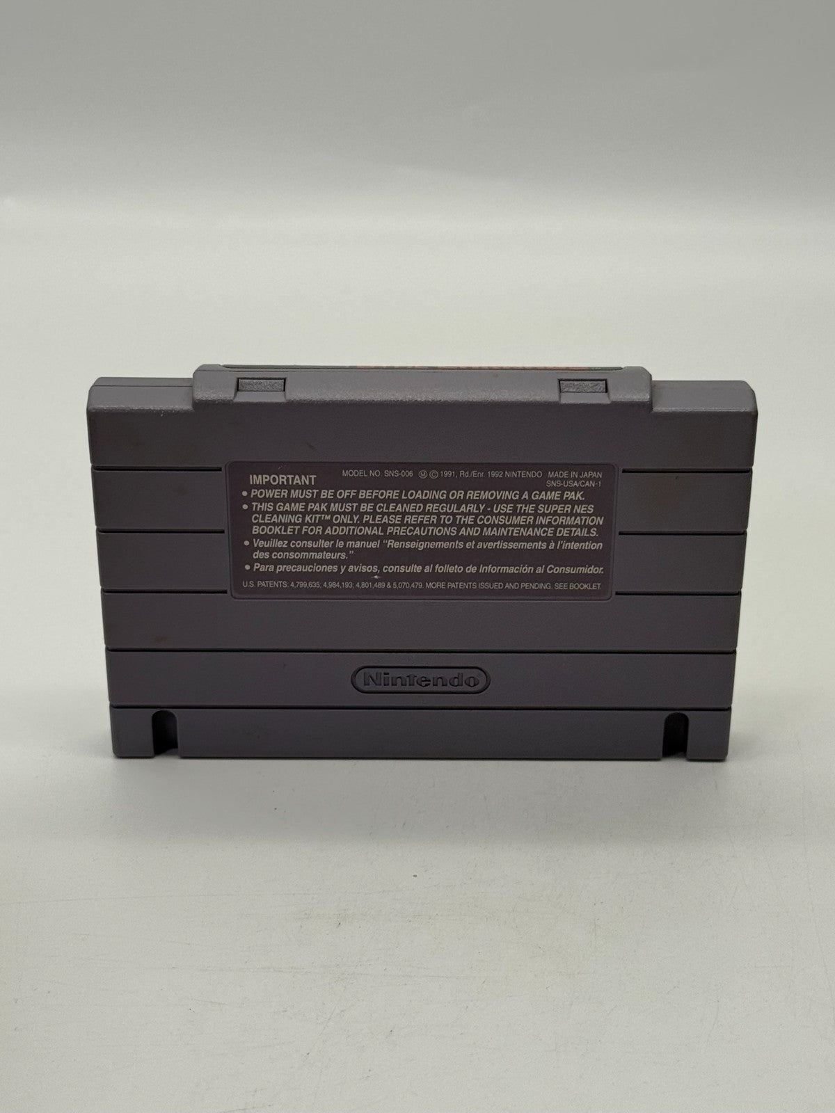 Total Carnage Super Nintendo SNES NTSC-U/C bon - Très bon notice + cartouche