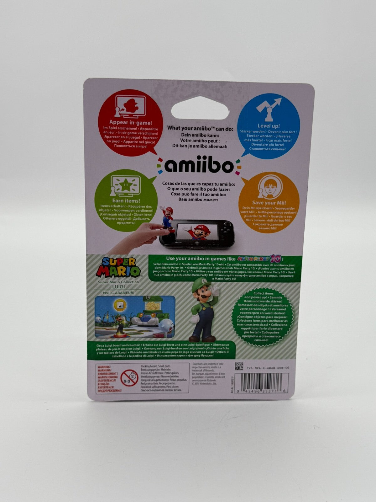 Super Mario Luigi Amiibo 3DS Wii U Switch Neu Factory Sealed