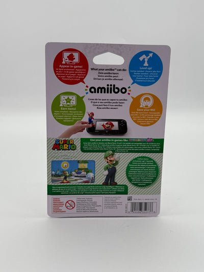Super Mario Luigi Amiibo 3DS Wii U Switch Neu Factory Sealed