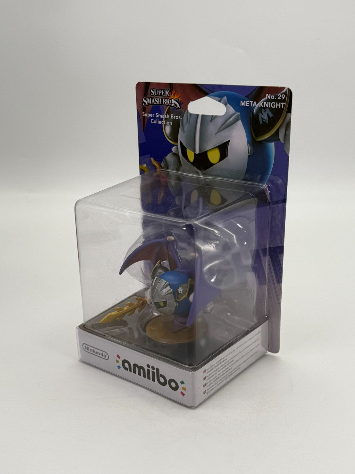 Super Smash Bros. Meta Knight No. 29 Amiibo scellé en usine Neuf CIB OVP