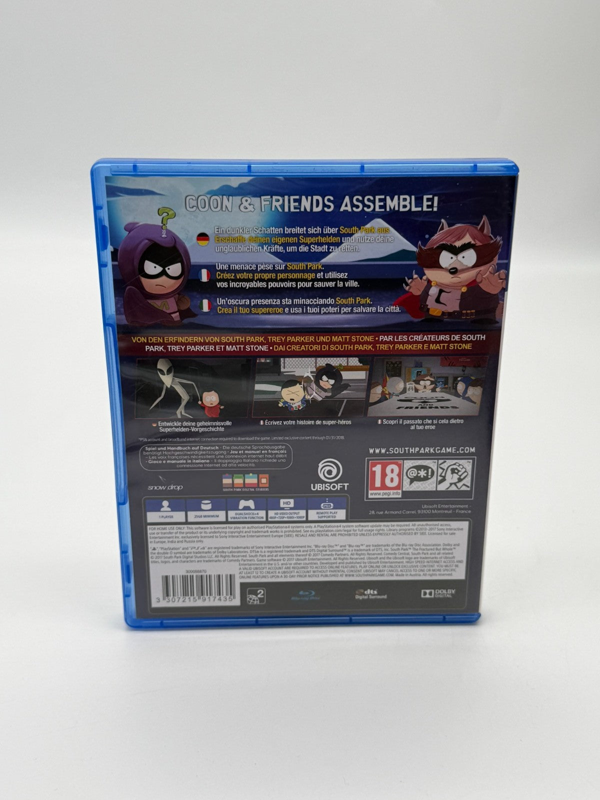 South Park L'Annale du Destin Sony Playstation 4 Très bon état