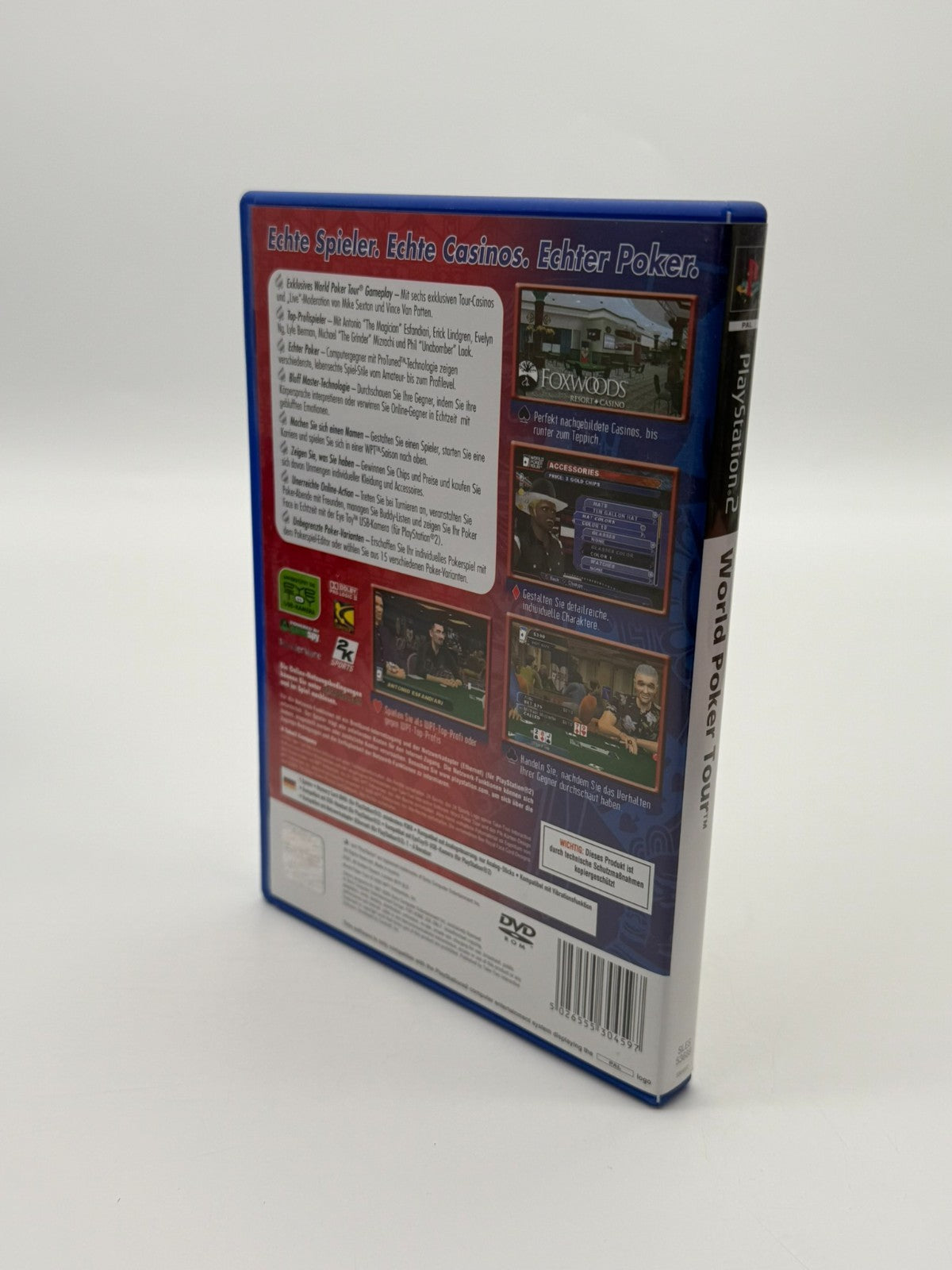 World Poker Tour Sony Playstation 2 Très bon état Complet en boîte