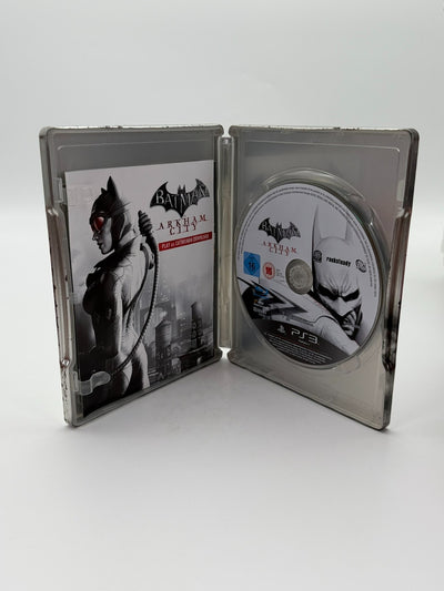 Batman Arkham City Steelbook Sony Playstation 3 guter Zustand CIB OVP