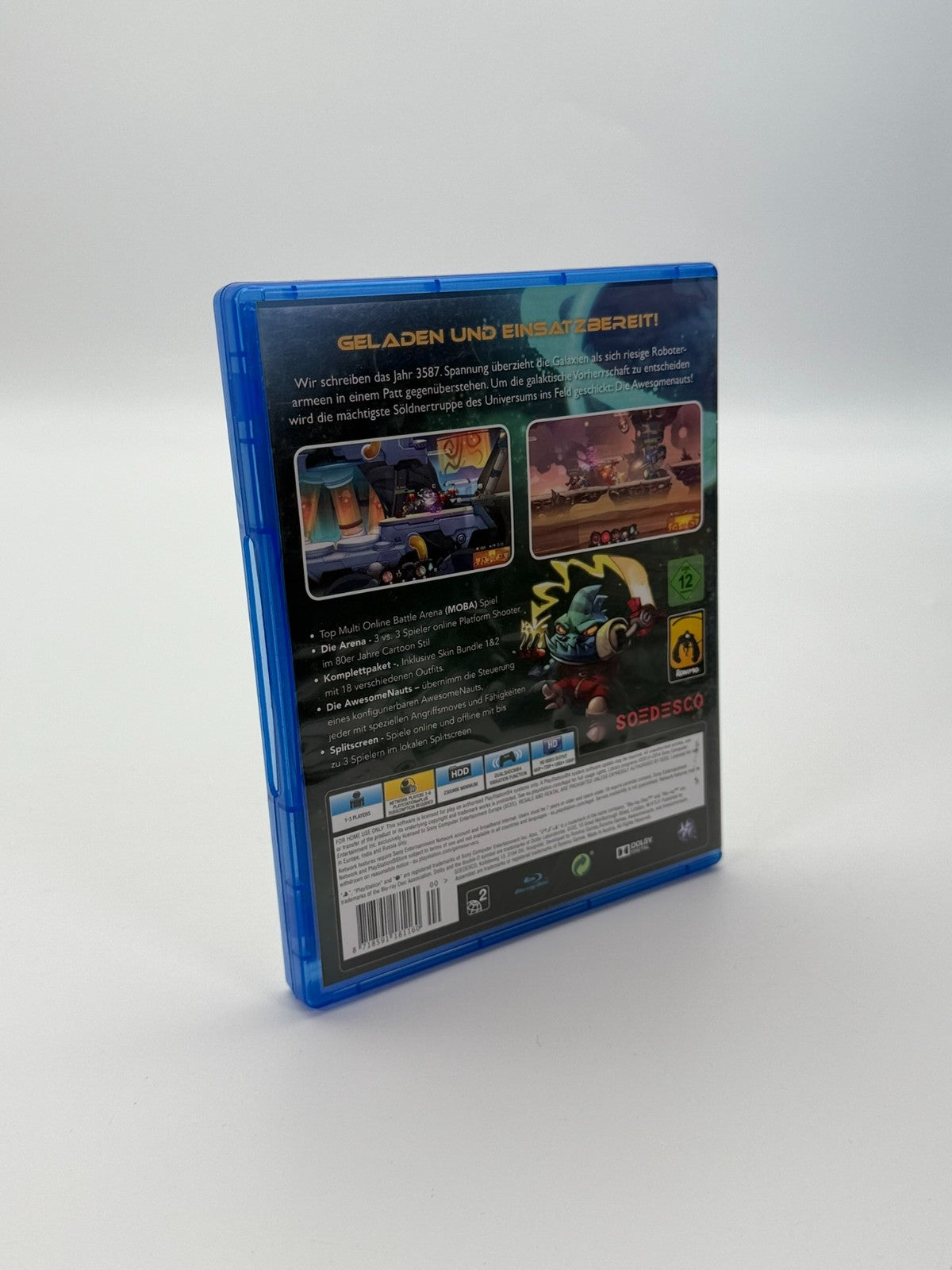 Awesomenauts Assemble Sony Playstation 4 Good Condition CIB OVP