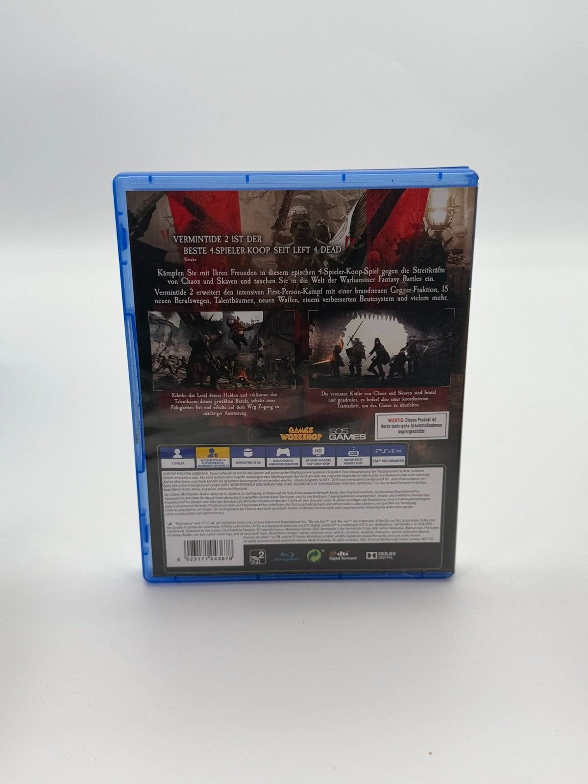 Warhammer Vermintide II Deluxe Edition Sony Playstation 4 guter Zustand OVP