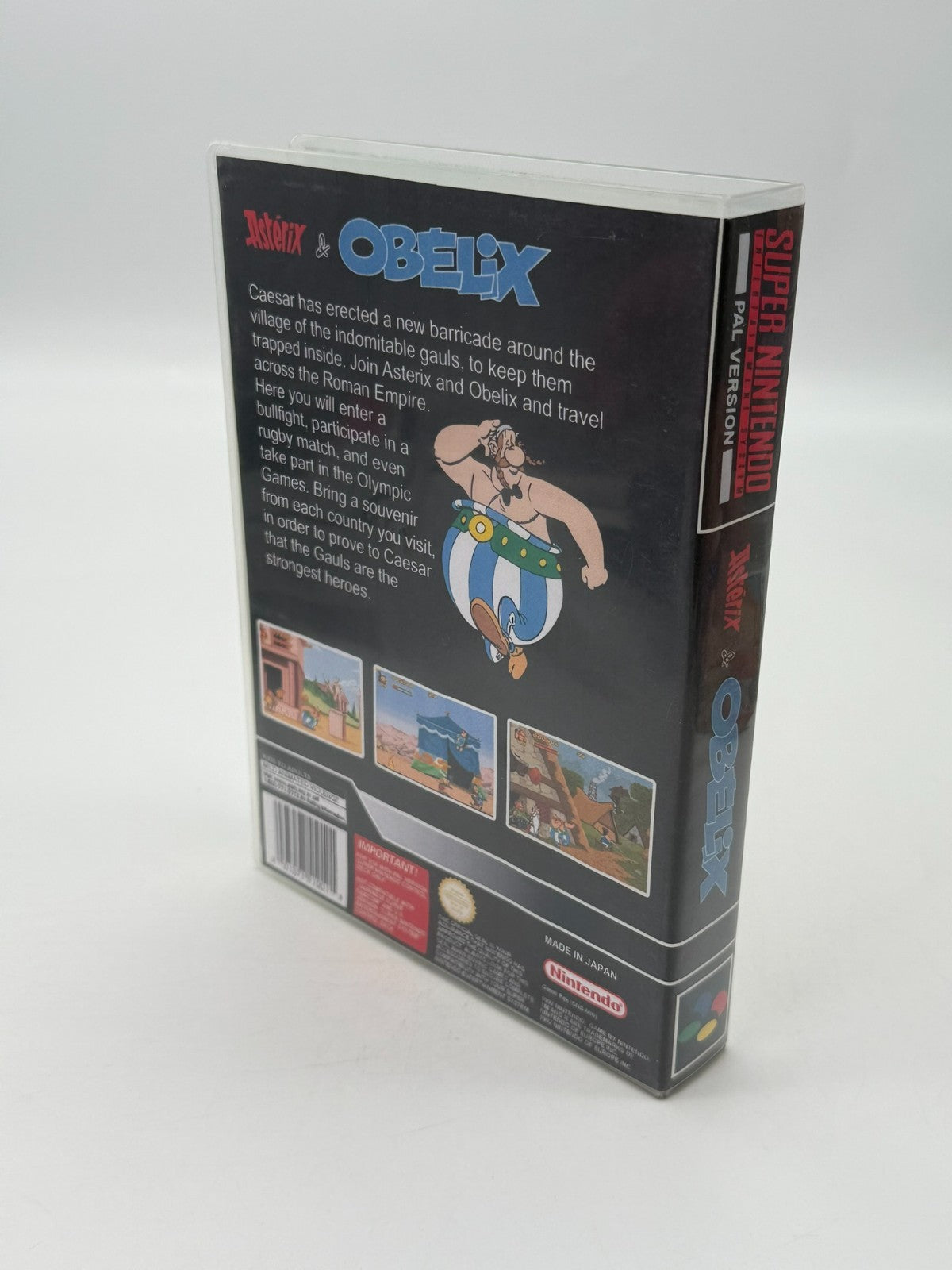 Asterix & Obelix Super Nintendo SNES PAL Good - Very Good Condition